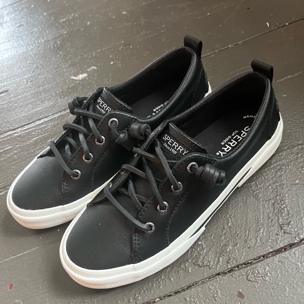 Sperry Black Sneakers Low-Top leather Casual